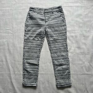 Black and White Patterned Pants